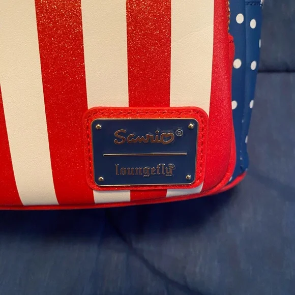 Hello Kitty Patriotic Loungefly Mini Backpack - Picture 2 of 9